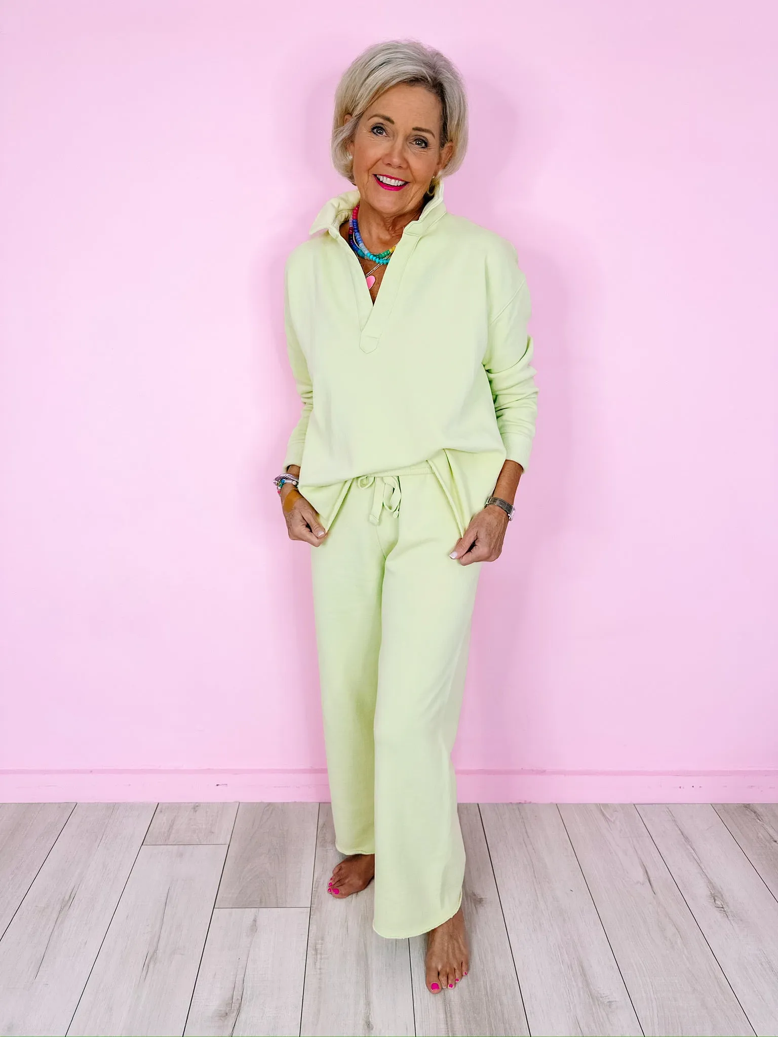 LOUNGE QUEEN PANTS - GREEN