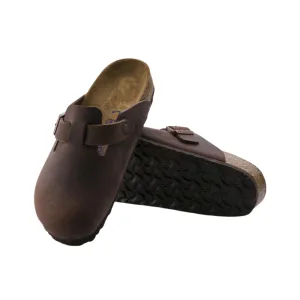 Men's Boston Soft Footbed (Oiled Leather) - Habana