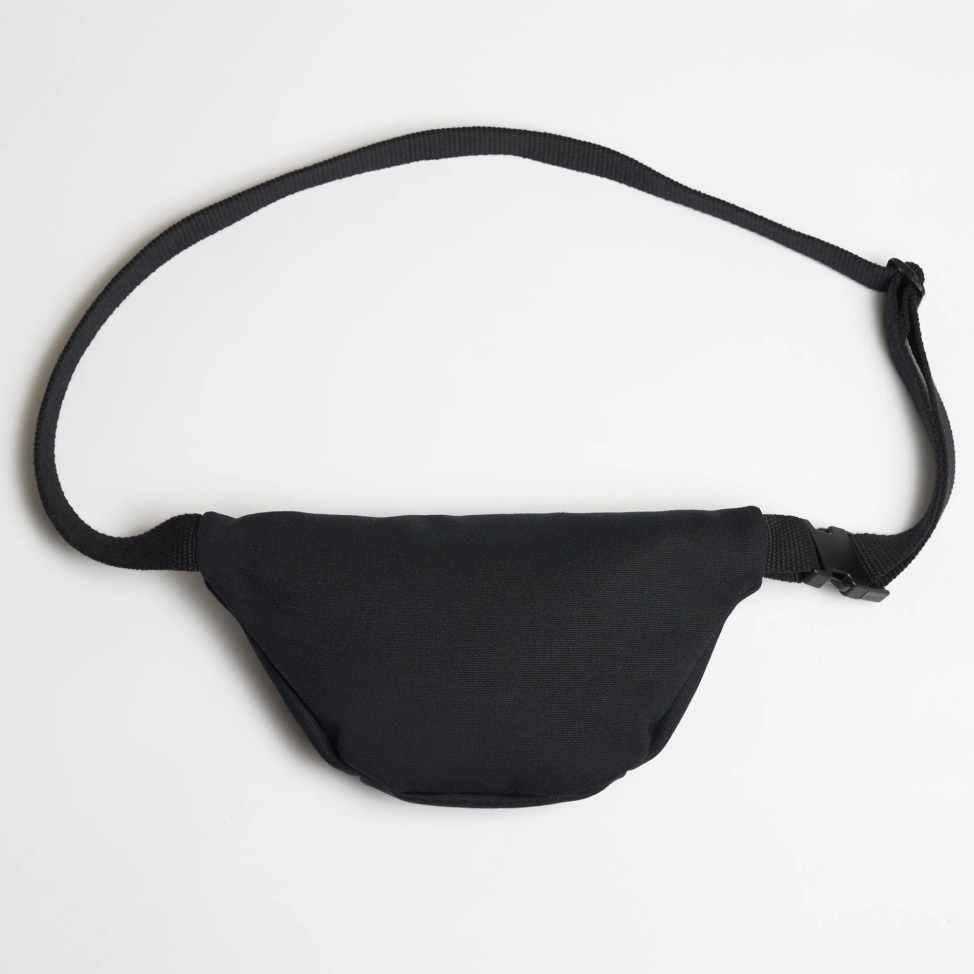 Natural Cotton Canvas Bum Bag | Night Black