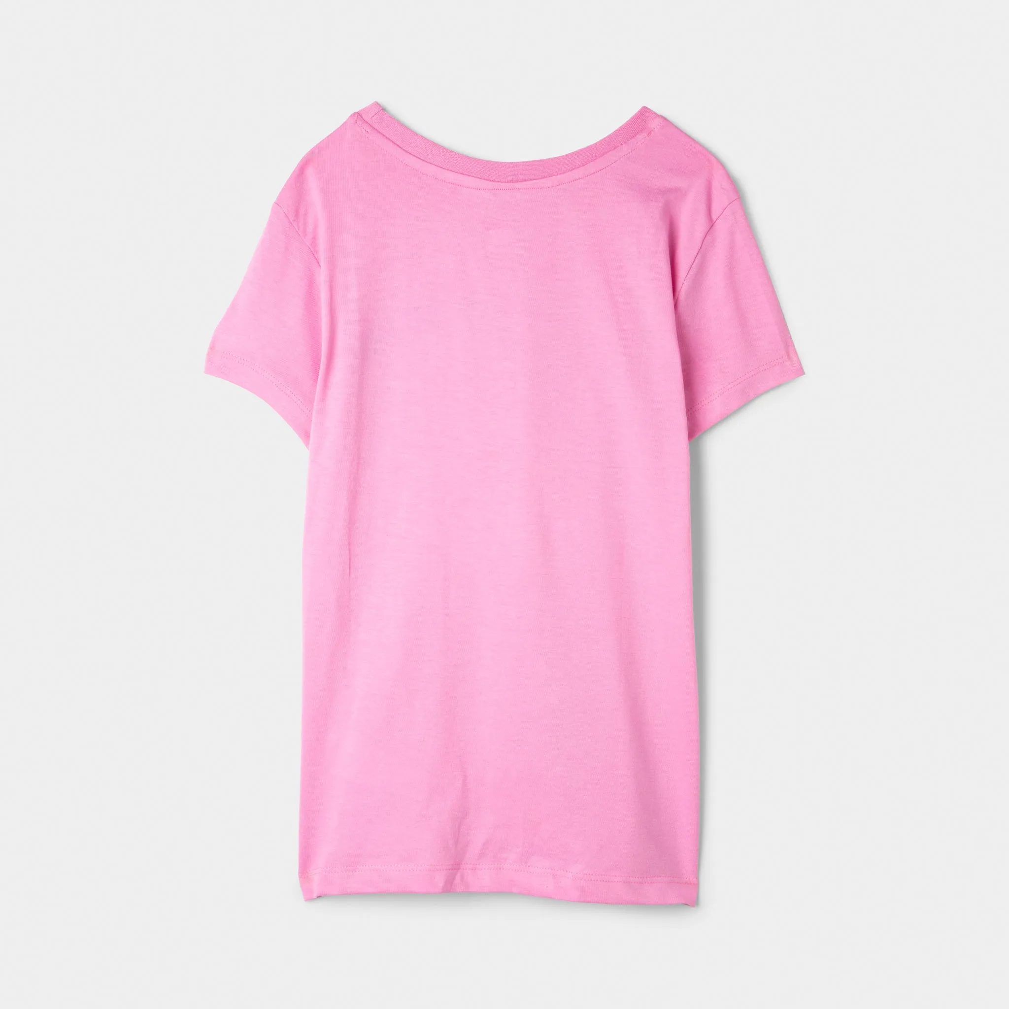 New Balance Junior Girls' Club Baby Tee Rose Sugar