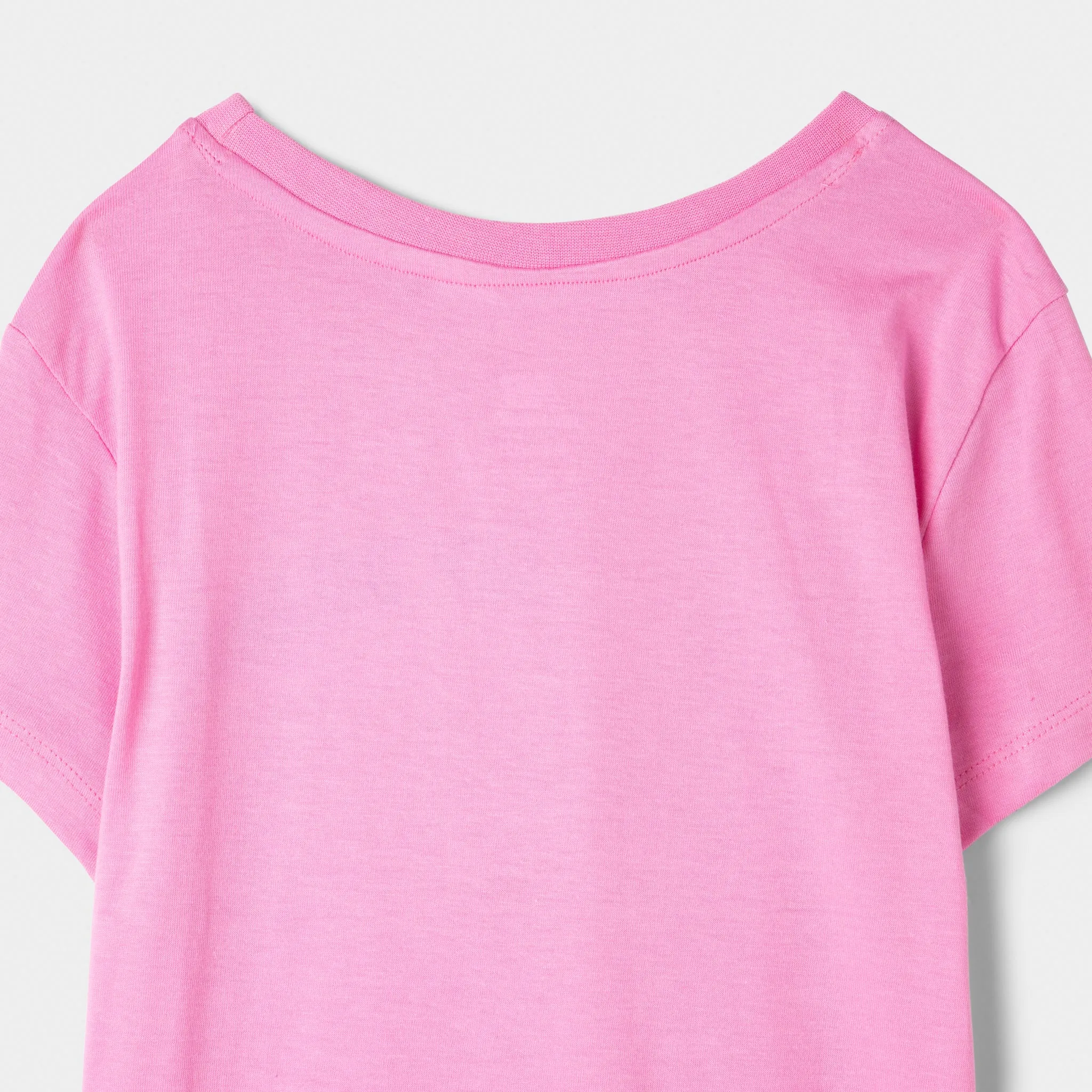 New Balance Junior Girls' Club Baby Tee Rose Sugar