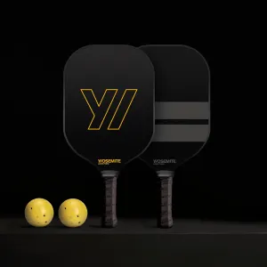 Pickleball Paddle Set with Mesh Bag - Black/Yellow