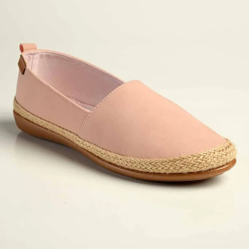 Pierre Cardin St Tropez Espadrille Slip On - Light Pink