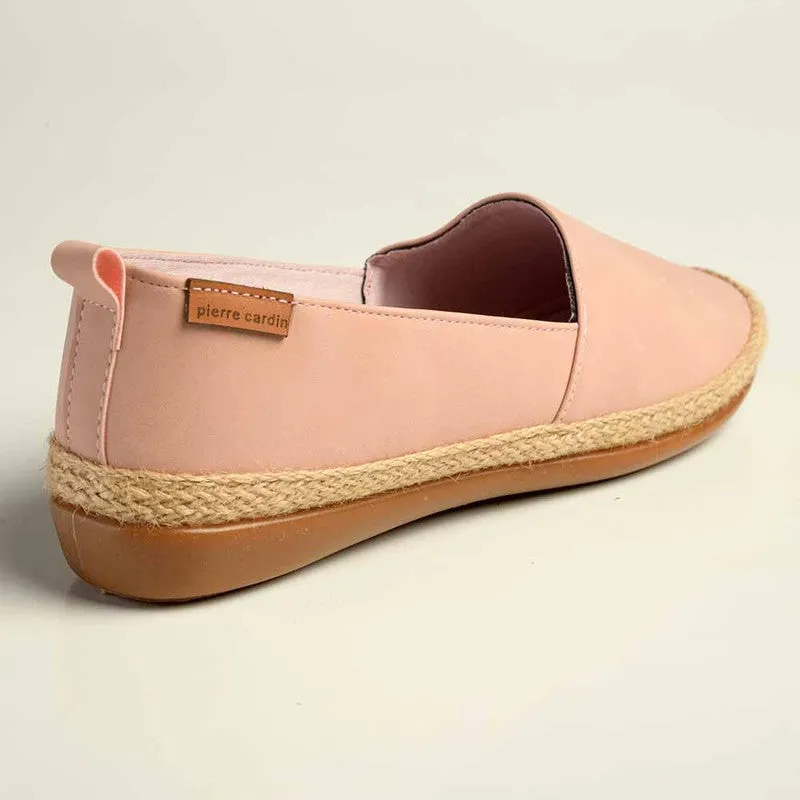 Pierre Cardin St Tropez Espadrille Slip On - Light Pink