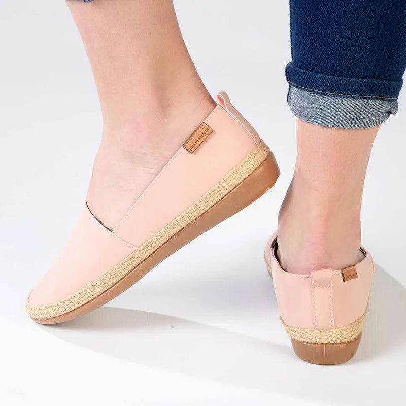 Pierre Cardin St Tropez Espadrille Slip On - Light Pink