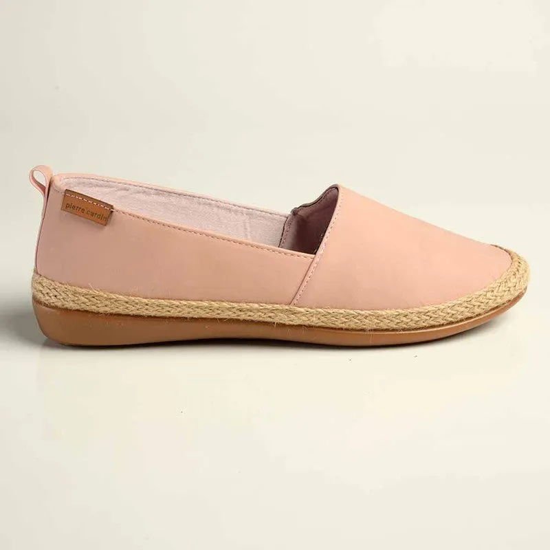 Pierre Cardin St Tropez Espadrille Slip On - Light Pink