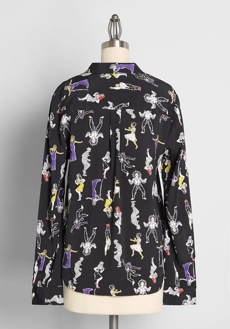 Pristine Dreams Button-Up Shirt