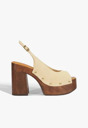 Rose Sling Platform Sandal