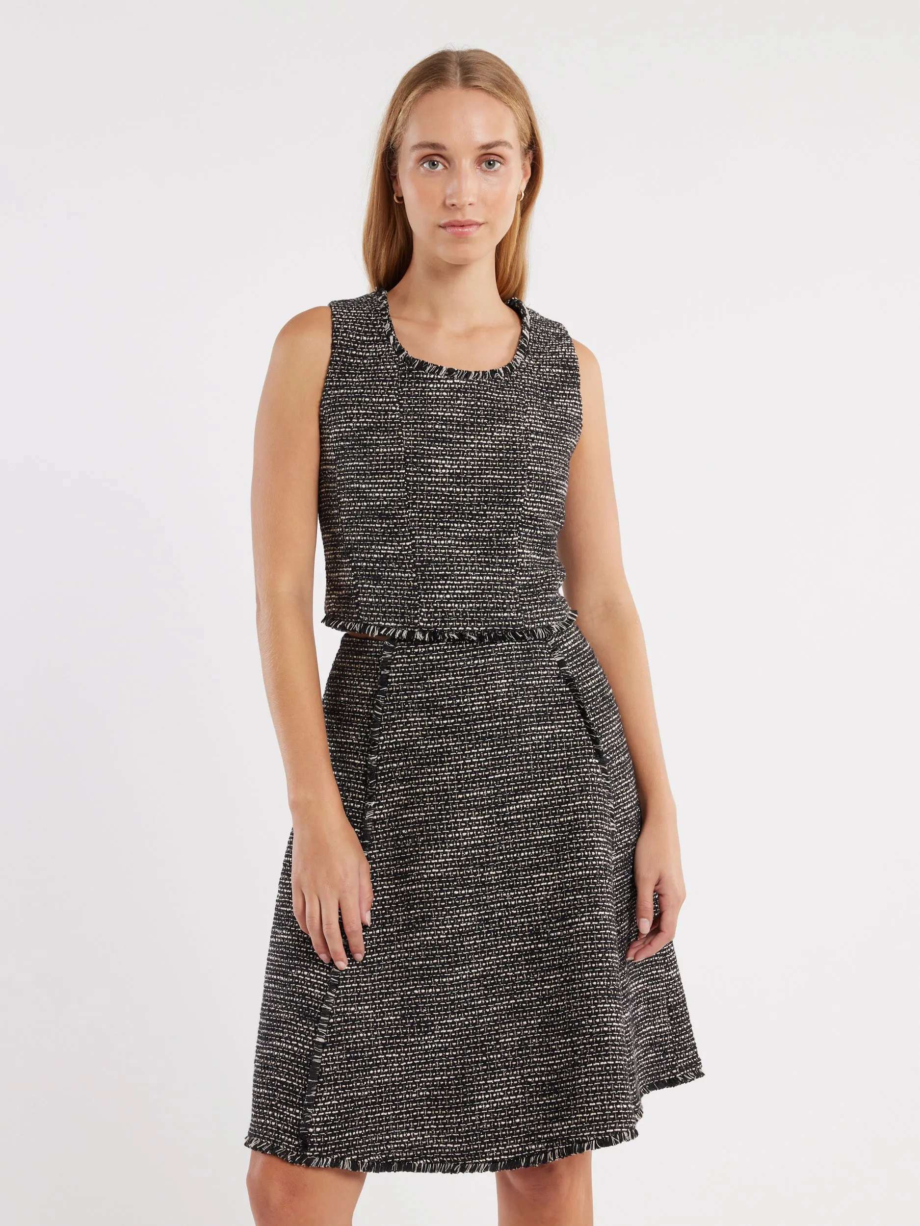Selena Tweed Top