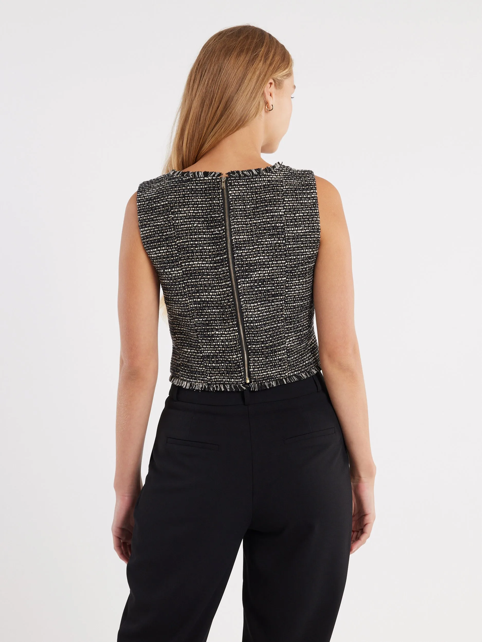 Selena Tweed Top