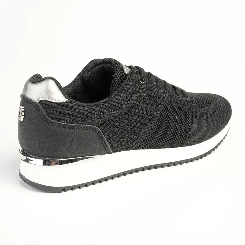 Soft Style By Hush Puppies Remy Flyknit Sneaker - Black