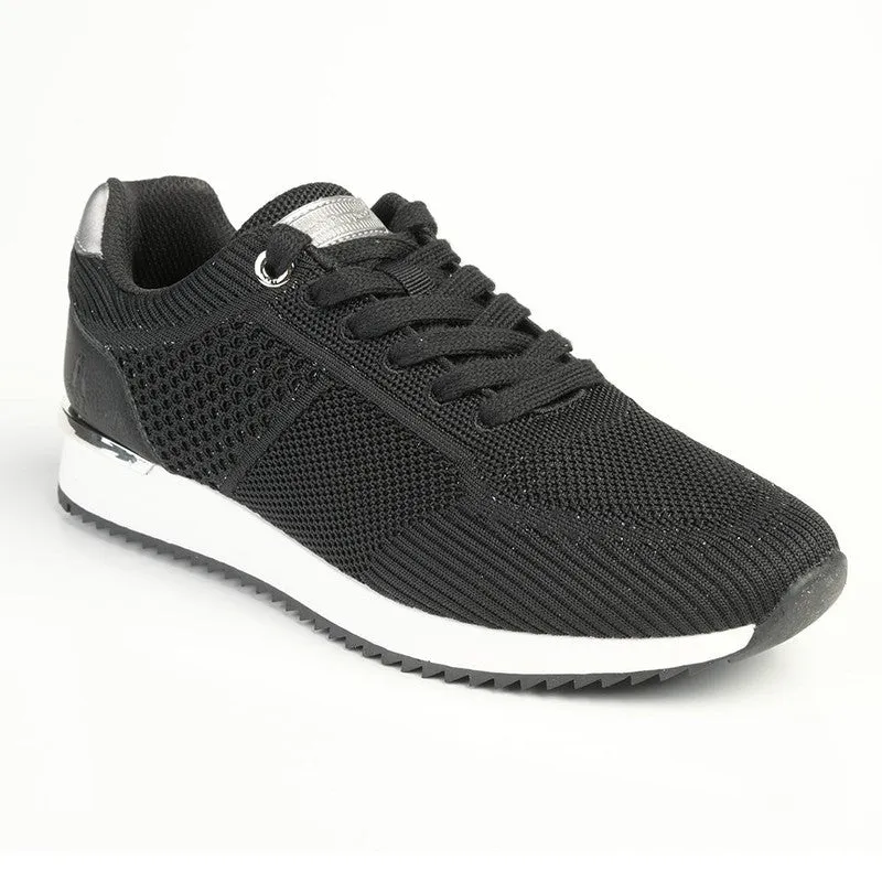 Soft Style By Hush Puppies Remy Flyknit Sneaker - Black