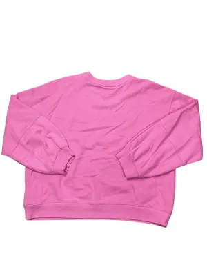 Sweatshirt Crewneck By Gap In Pink, Size:L