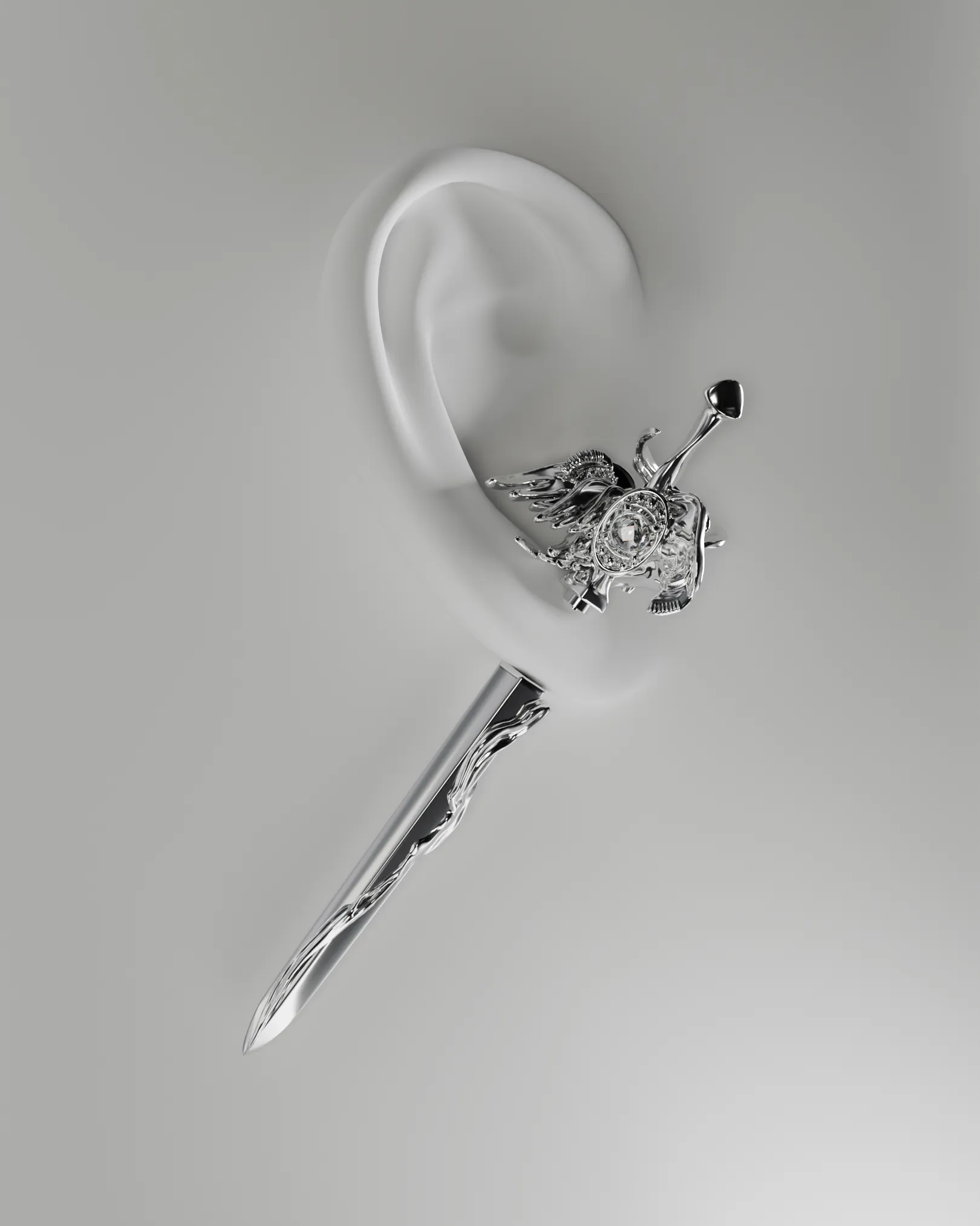 TORNADOSONG丨Holy Sword Earring-Wings