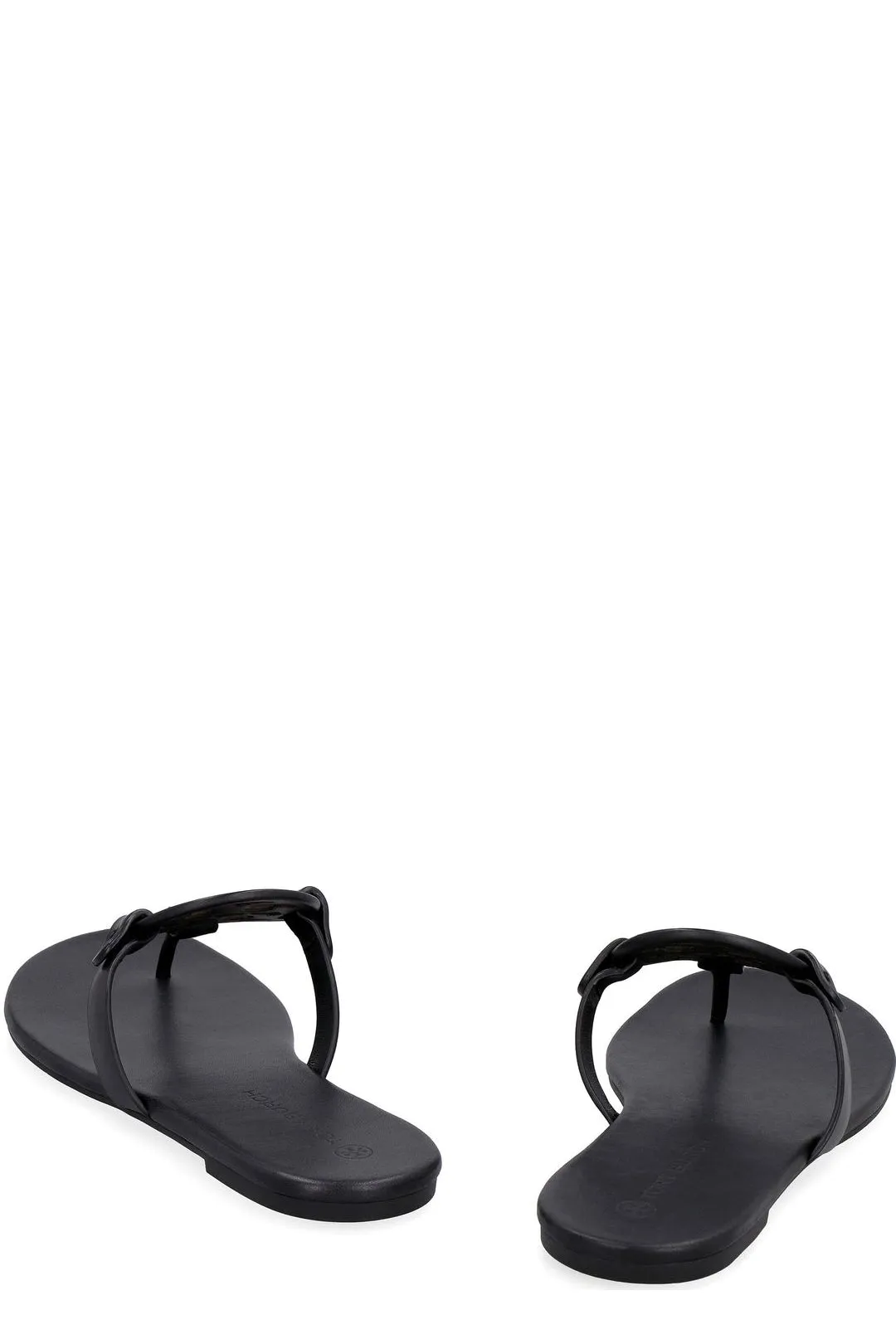 Tory Burch Miller Soft Logo Plaque Flat Sandals