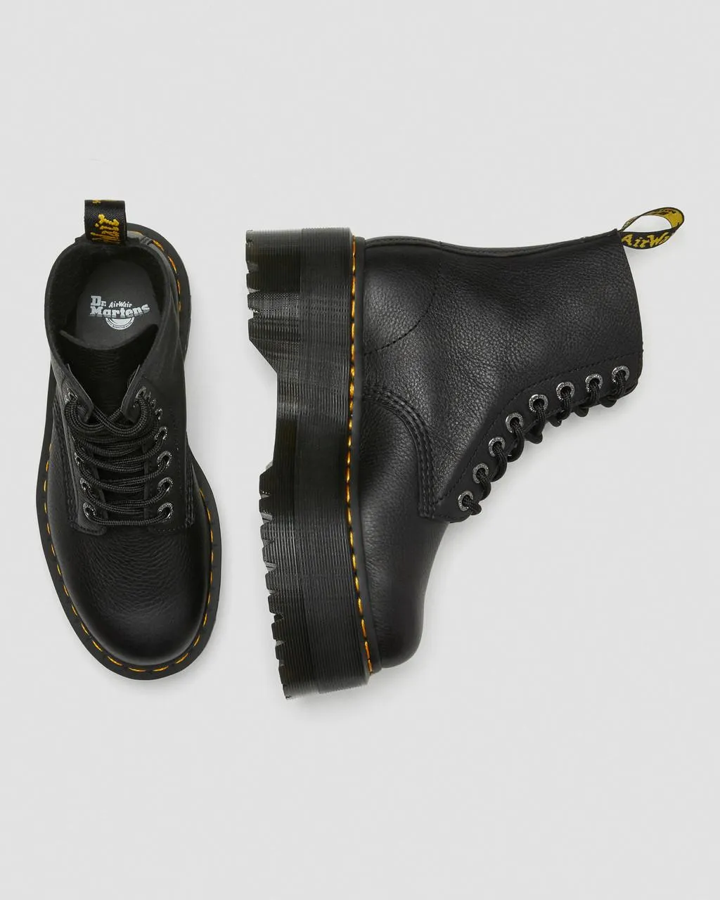 Women's 1460 Pascal Max Leather Platform Boots Black