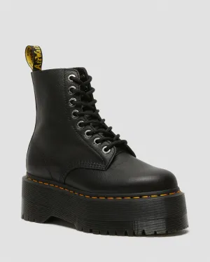 Women's 1460 Pascal Max Leather Platform Boots Black