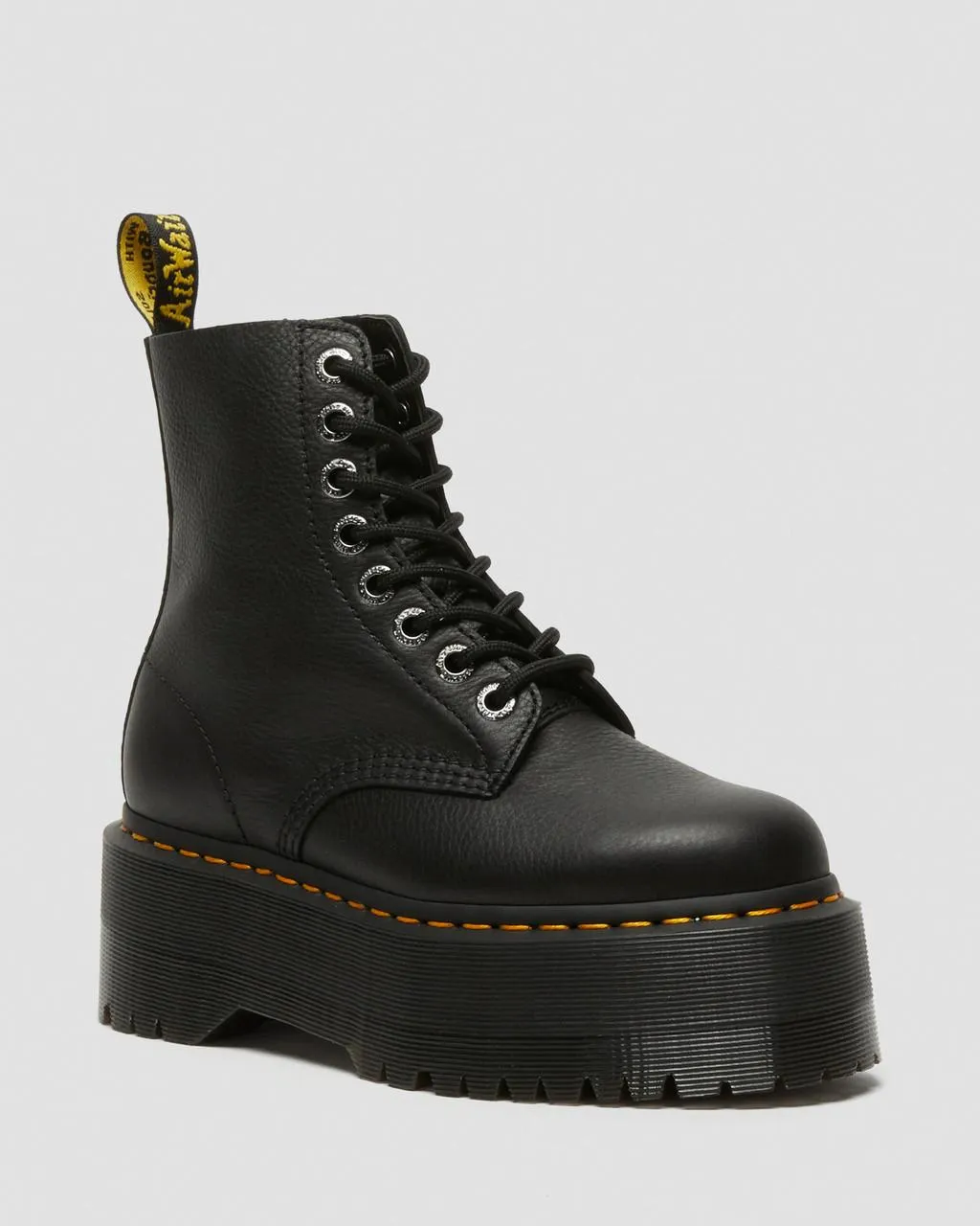 Women's 1460 Pascal Max Leather Platform Boots Black