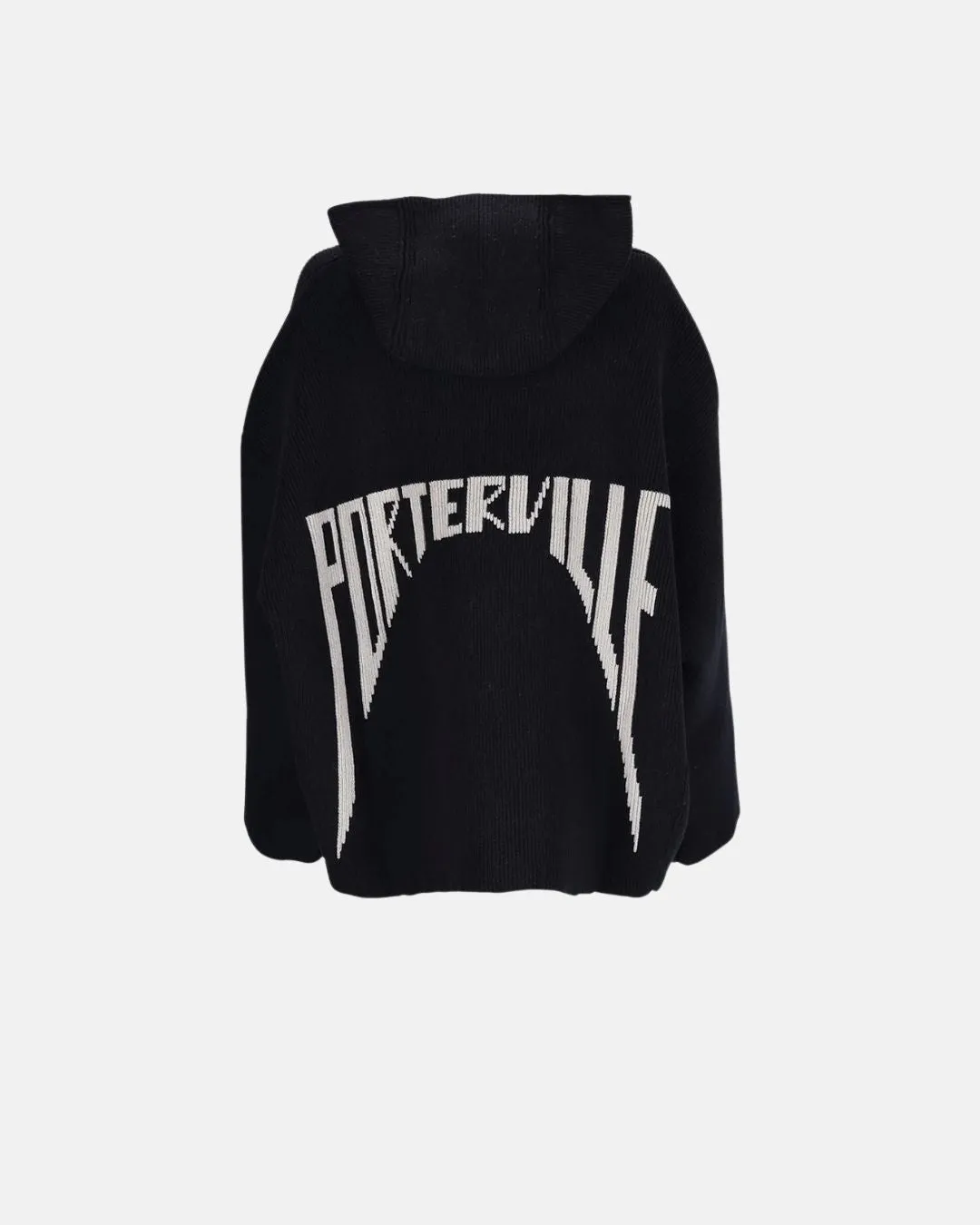 Zipped Hooded Jacket Black/Pearl